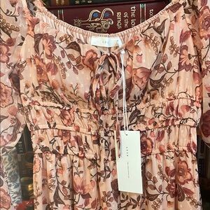 Lush Clothing One Loved Babe Pink Long Sleeved Sleeve Sundress NEW WITH TAGS